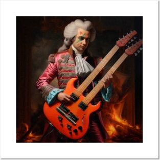 Mozart Glam Metal Posters and Art